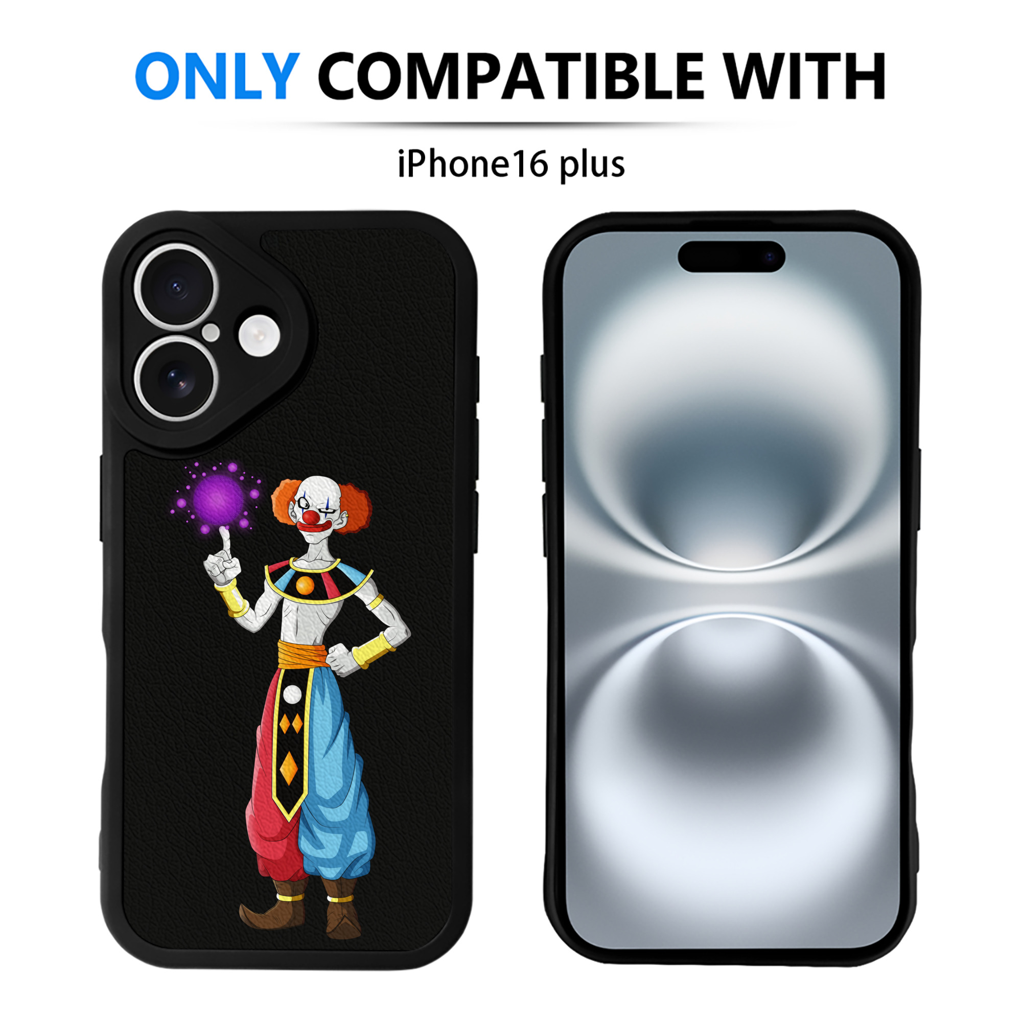 （画像用） ドラゴンボール DRAGON BALL 【iPhone 16シリーズ対応】シリコンスマホケース（レザー調） 材質：シリコン